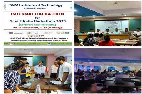 Internal Hackathon (SIH 2023) on 26/09/2023